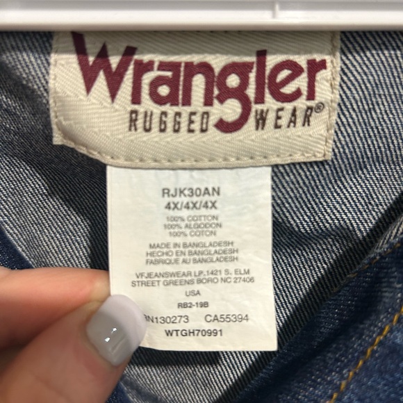 Wrangler Dark Blue Denim Jacket - Picture 5 of 5